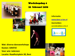 25 februari workshopdag 4 - Aankondiging a4