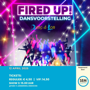 Show 3 - FIRED UP! - Cast C/D - VIP Arrangement