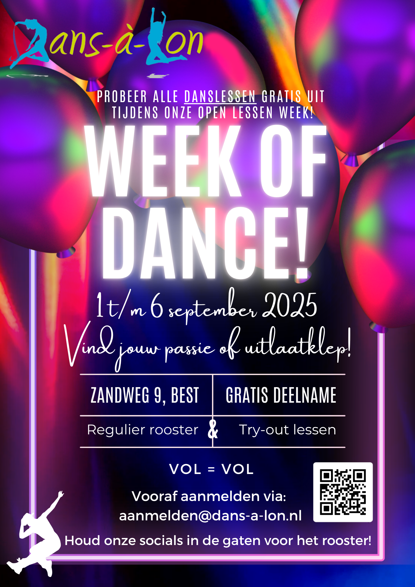 Poster aankondiging week of dance Poster aankondiging week of dance september 2025"